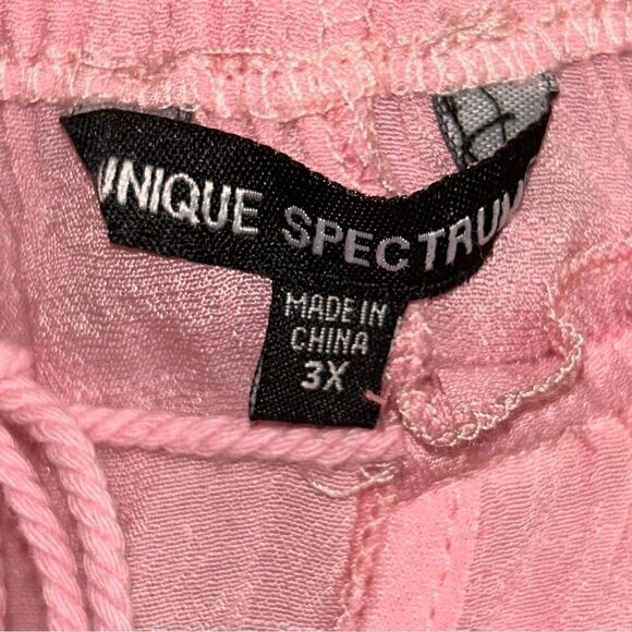 Unique Spectrum Boho Lightweight 3/4 Sleeve Fringe Tie Keyhole Front Blouse Top - Picture 4 of 8